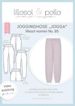 Papierschnittmuster lillesol women No.85 Jogginghose Jogga